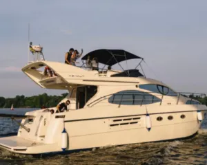 Luxury yacht hire in Mumbai with premium interiors for those looking to rent a boat in Mumbai.