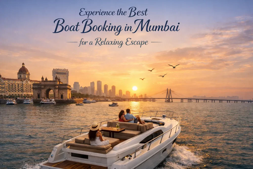 Boat booking in Mumbai for private cruises and luxury sea experiences