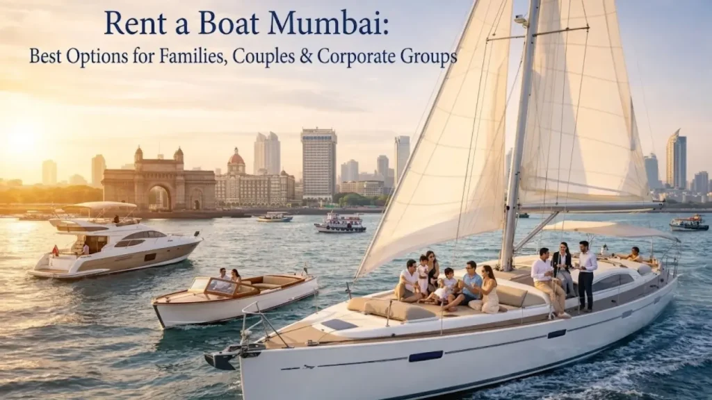 Rent a boat Mumbai for private cruises and luxury sea experiences
