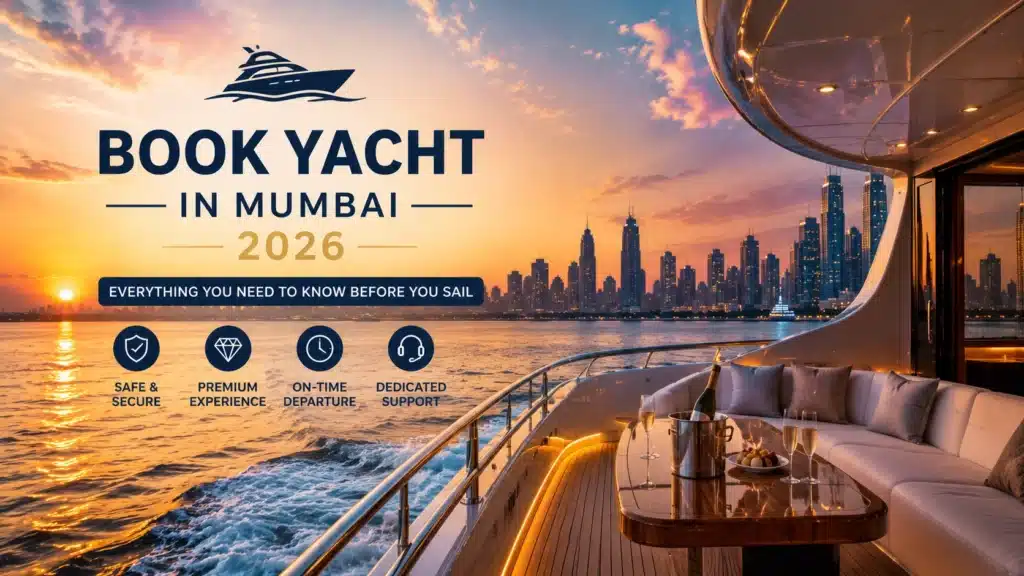 Book yacht in Mumbai for luxury cruises, private parties, and exclusive sea experiences