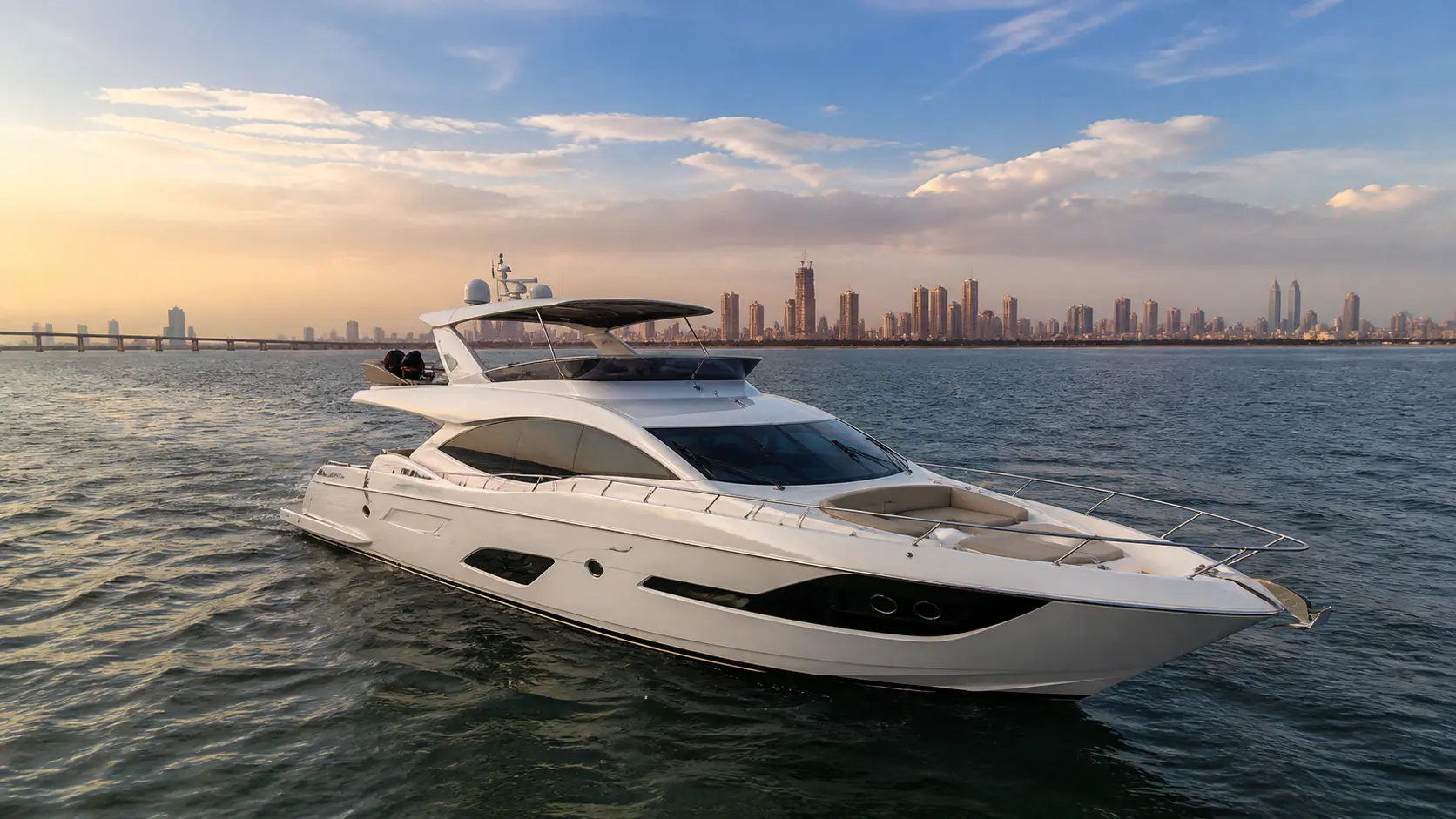 Yacht on rent in Mumbai for private parties, luxury cruises, and relaxing sea experiences