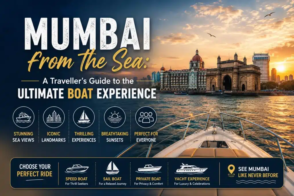 Mumbai from the Sea with Beautiful Coastal and Skyline Views