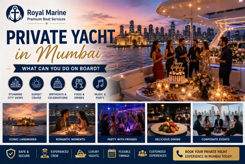 Private Yacht in Mumbai for a Luxury Sea Experience